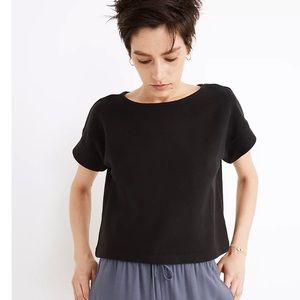 Madewell Boxy Cropped Wear-Anywhere Tee Sz M